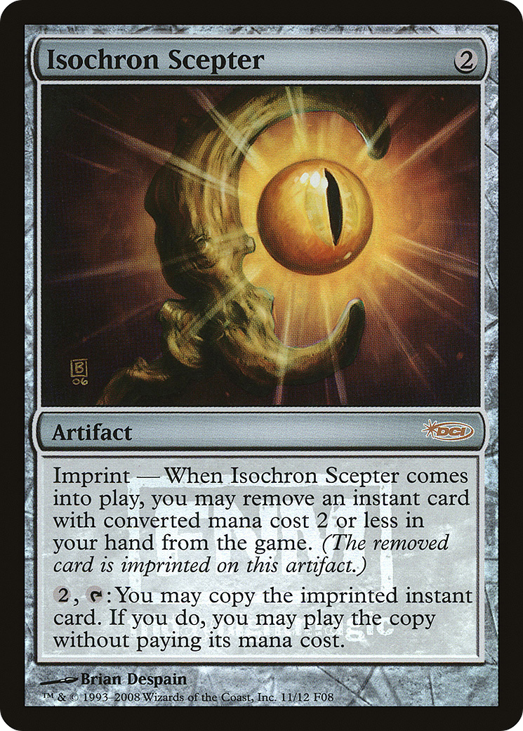 Isochron Scepter (F08-011) - Friday Night Magic 2008 Foil - Premium MTG Single from Wizards of the Coast - Just $9.90! Shop now at Game Crave Tournament Store