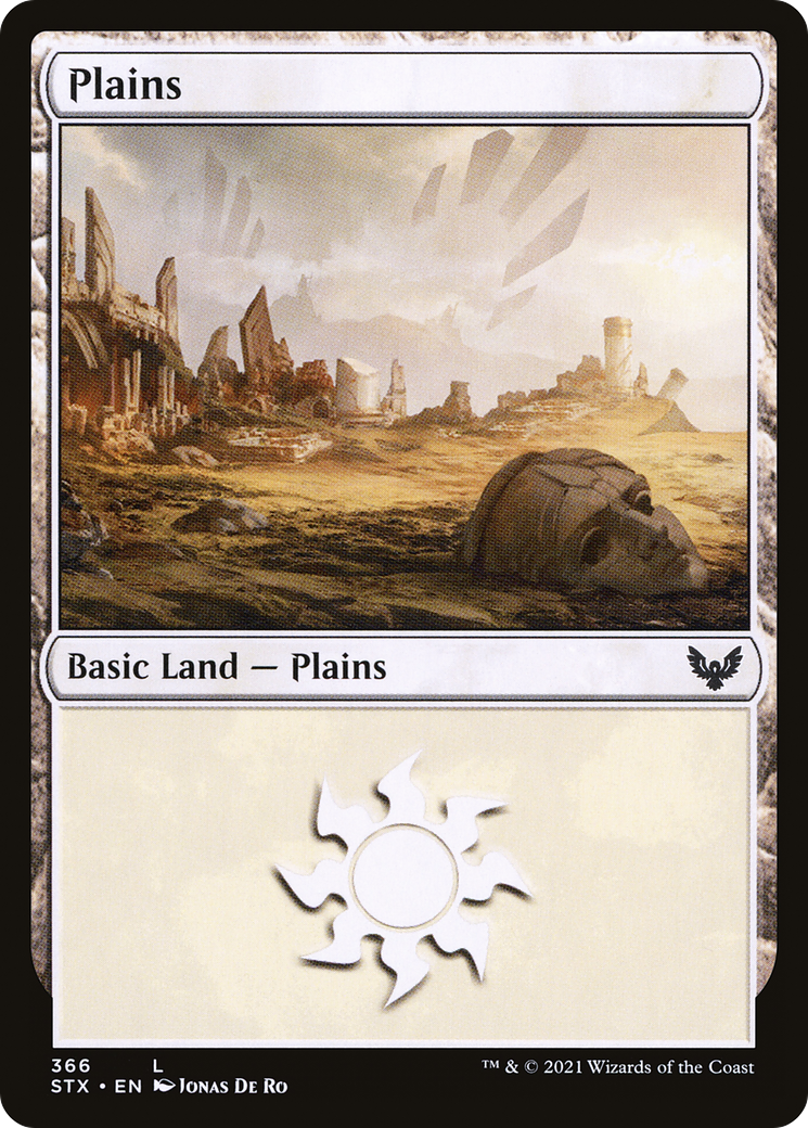 Plains (STX-366) - Strixhaven: School of Mages - Premium MTG Single from Wizards of the Coast - Just $0.25! Shop now at Game Crave Tournament Store