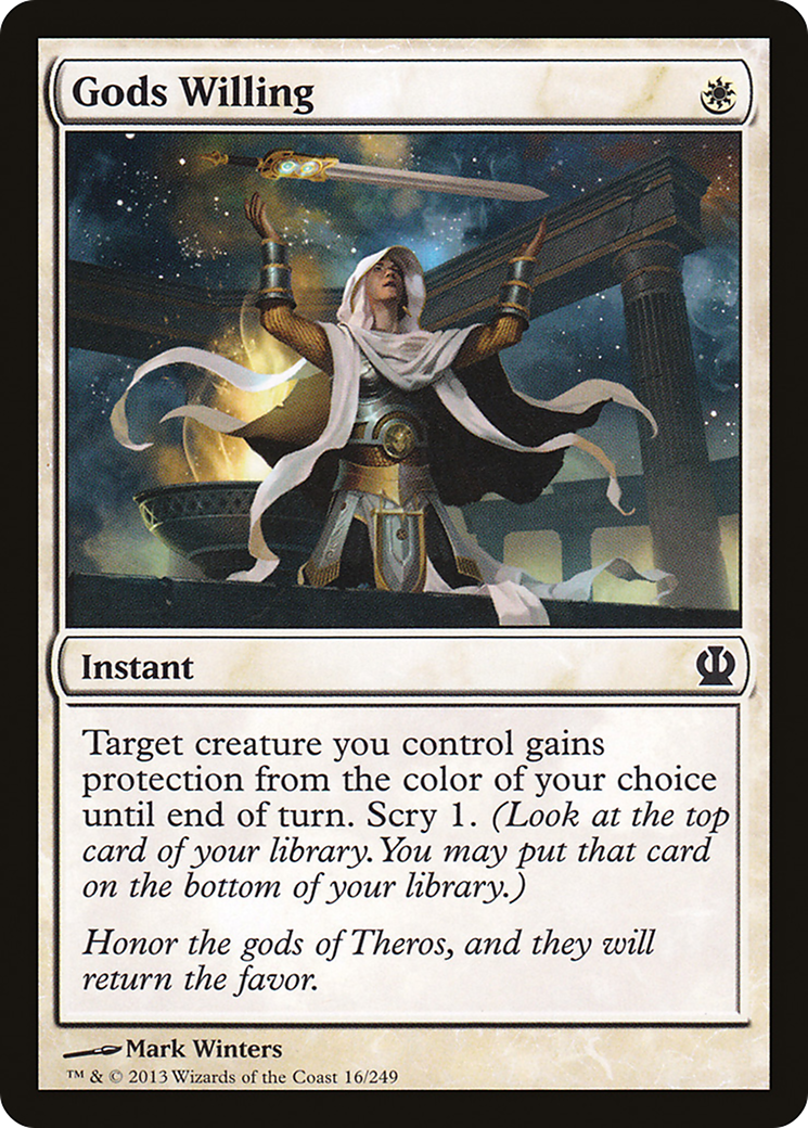 Gods Willing (THS-016) - Theros - Premium MTG Single from Wizards of the Coast - Just $0.08! Shop now at Game Crave Tournament Store