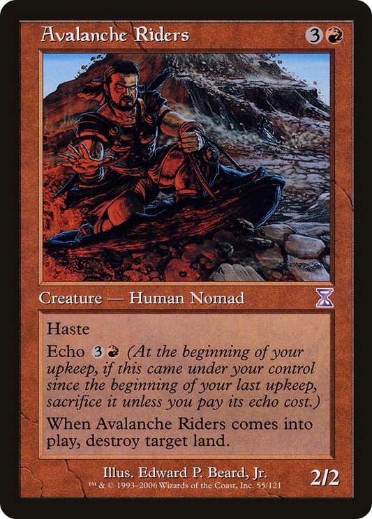 Avalanche Riders (TSB-055) - Time Spiral Timeshifted - Premium MTG Single from Wizards of the Coast - Just $0.09! Shop now at Game Crave Tournament Store