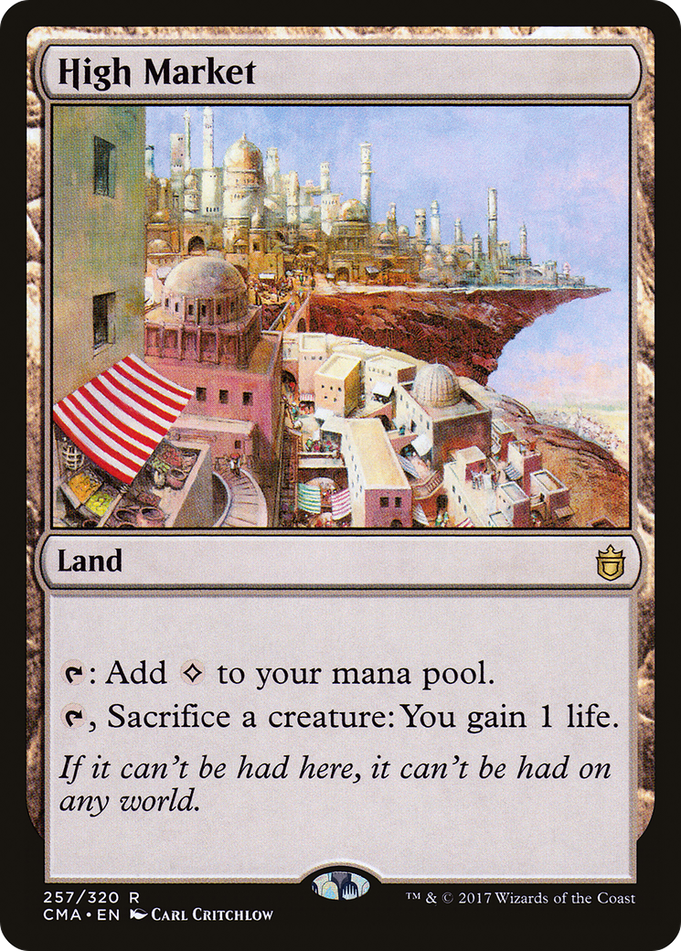 High Market (CMA-257) - Commander Anthology - Premium MTG Single from Wizards of the Coast - Just $0.97! Shop now at Game Crave Tournament Store