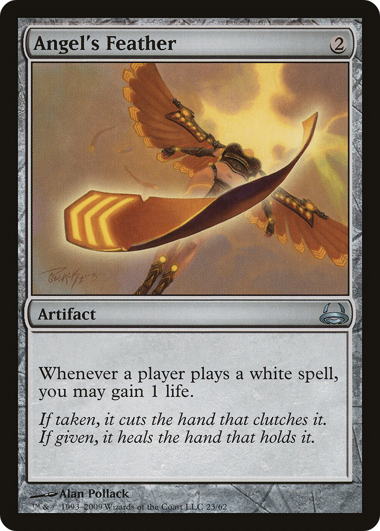 Angel's Feather (DDC-023) - Duel Decks: Divine vs. Demonic - Premium MTG Single from Wizards of the Coast - Just $0.08! Shop now at Game Crave Tournament Store