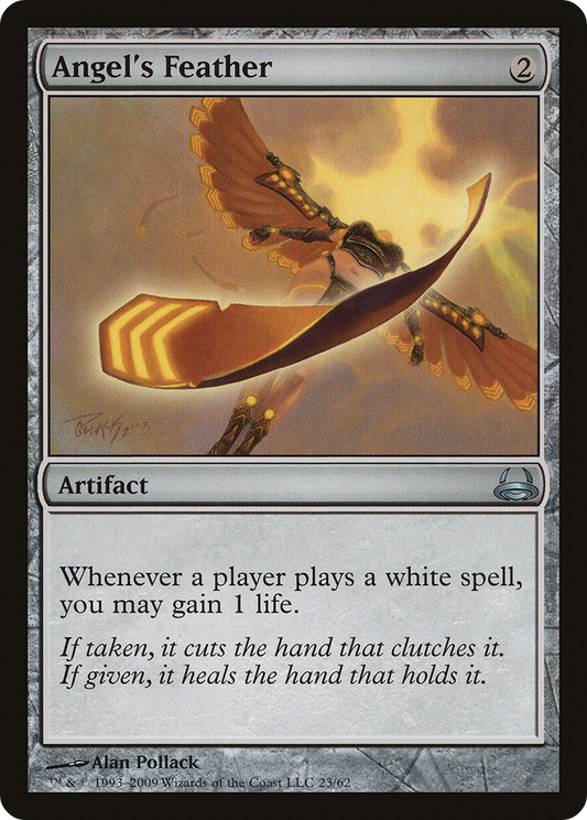 Angel's Feather (DDC-023) - Duel Decks: Divine vs. Demonic - Premium MTG Single from Wizards of the Coast - Just $0.08! Shop now at Game Crave Tournament Store