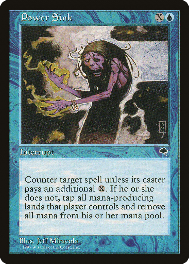 Power Sink (TMP-078) - Tempest - Premium MTG Single from Wizards of the Coast - Just $0.08! Shop now at Game Crave Tournament Store