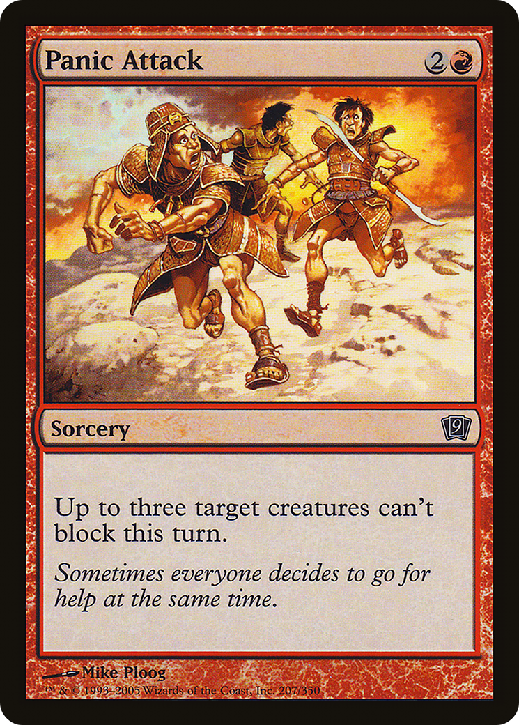 Panic Attack (9ED-207★) - Ninth Edition Foil - Premium MTG Single from Wizards of the Coast - Just $0.08! Shop now at Game Crave Tournament Store