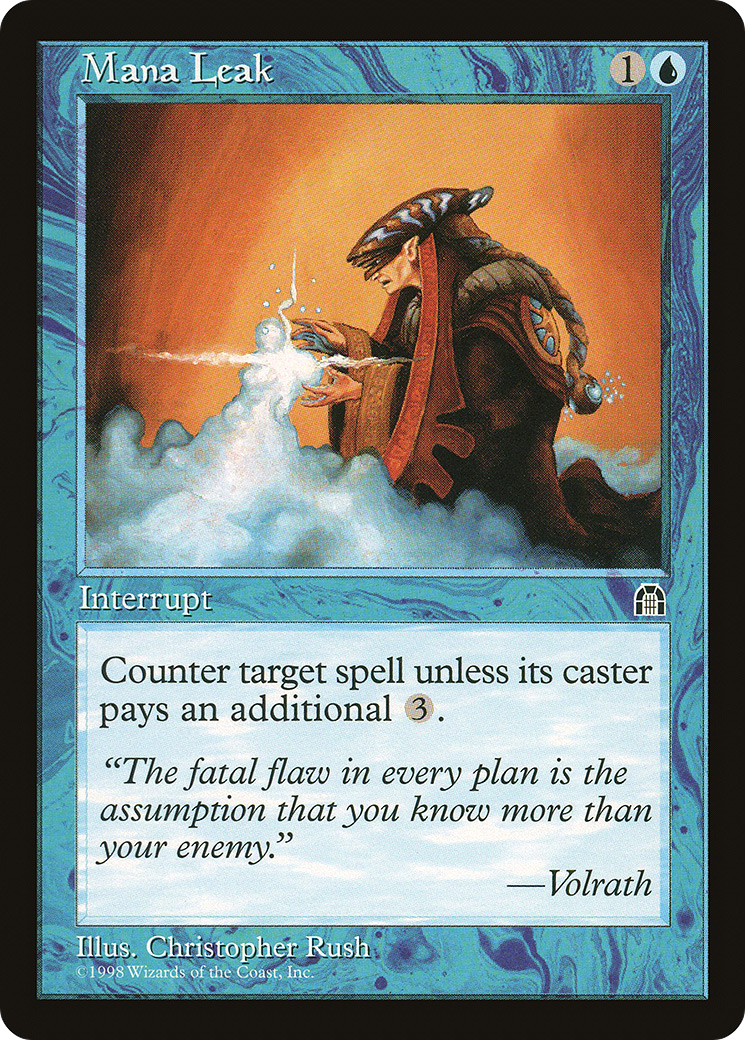 Mana Leak (STH-036) - Stronghold - Premium MTG Single from Wizards of the Coast - Just $0.11! Shop now at Game Crave Tournament Store