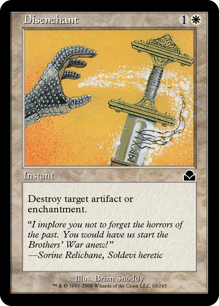 Disenchant (ME2-010) - Masters Edition II - Premium MTG Single from Wizards of the Coast - Just $0! Shop now at Game Crave Tournament Store