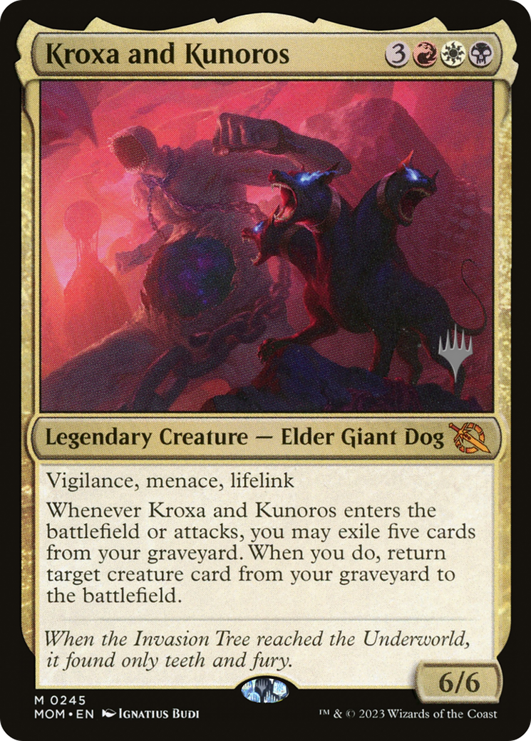 Kroxa and Kunoros (PMOM-245P) - March of the Machine Promos - Premium MTG Single from Wizards of the Coast - Just $0.08! Shop now at Game Crave Tournament Store