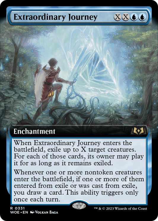 Extraordinary Journey (WOE-331) - Wilds of Eldraine: (Extended Art) - Premium MTG Single from Wizards of the Coast - Just $0.08! Shop now at Game Crave Tournament Store