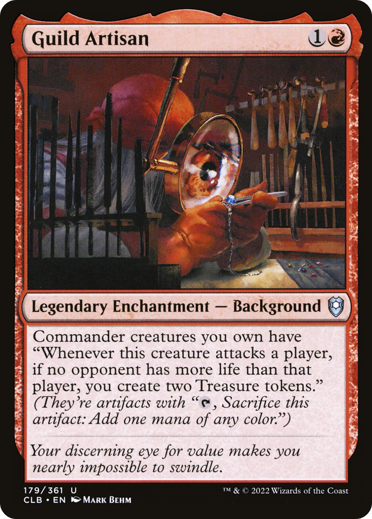 Guild Artisan (CLB-179) - Commander Legends: Battle for Baldur's Gate Foil - Premium MTG Single from Wizards of the Coast - Just $0.17! Shop now at Game Crave Tournament Store
