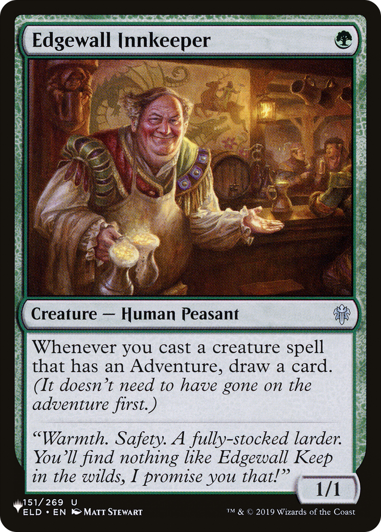 Edgewall Innkeeper (PLIST-784) - The List - Premium MTG Single from Wizards of the Coast - Just $0.08! Shop now at Game Crave Tournament Store