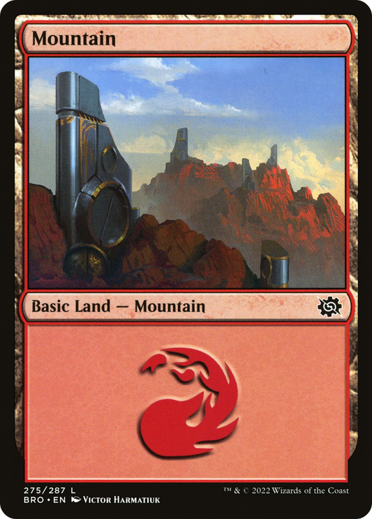 Mountain (BRO-275) - The Brothers' War Foil - Premium MTG Single from Wizards of the Coast - Just $0.08! Shop now at Game Crave Tournament Store