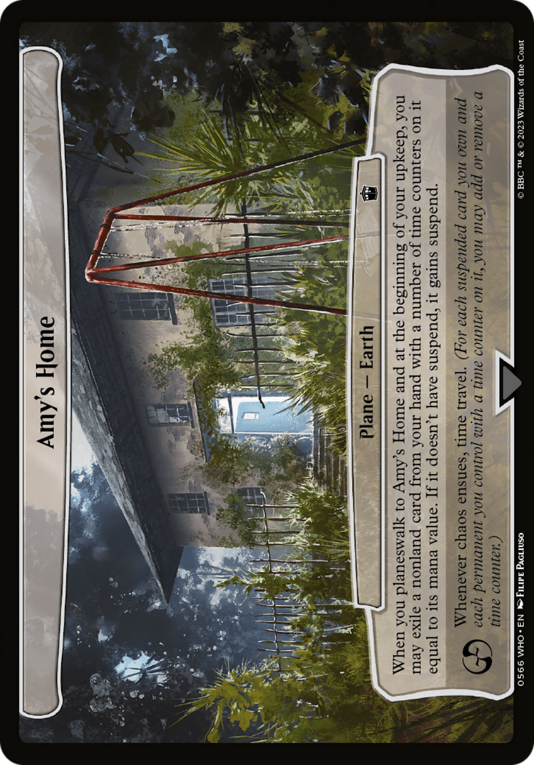 Amy's Home (WHO-566) - Doctor Who - Premium MTG Single from Wizards of the Coast - Just $0.18! Shop now at Game Crave Tournament Store