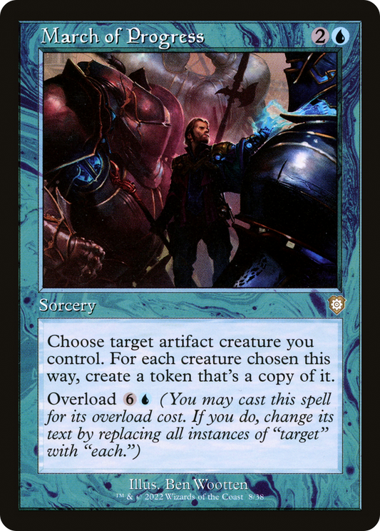 March of Progress (BRC-008) - The Brothers' War Commander - Premium MTG Single from Wizards of the Coast - Just $0.19! Shop now at Game Crave Tournament Store