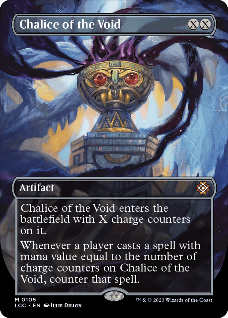 Chalice of the Void (LCC-105) - The Lost Caverns of Ixalan Commander (Borderless) Foil - Premium MTG Single from Wizards of the Coast - Just $14.04! Shop now at Game Crave Tournament Store