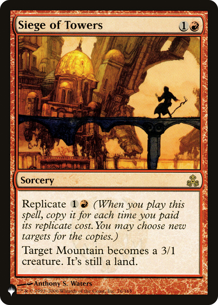 Siege of Towers (PLIST-1059) - The List - Premium MTG Single from Wizards of the Coast - Just $0.08! Shop now at Game Crave Tournament Store