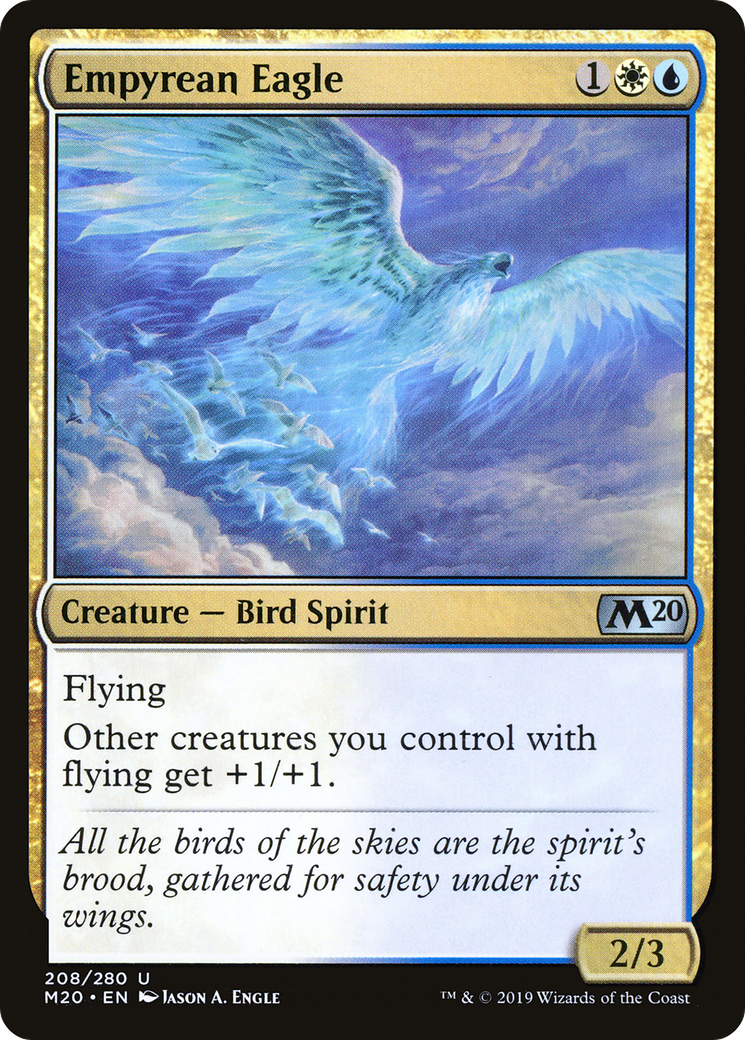 Empyrean Eagle (M20-208) - Core Set 2020 - Premium MTG Single from Wizards of the Coast - Just $0.08! Shop now at Game Crave Tournament Store