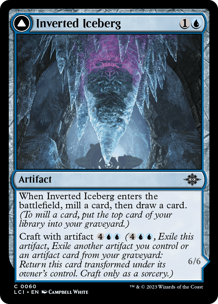 Inverted Iceberg // Iceberg Titan (LCI-060) - The Lost Caverns of Ixalan - Premium MTG Single from Wizards of the Coast - Just $0.08! Shop now at Game Crave Tournament Store