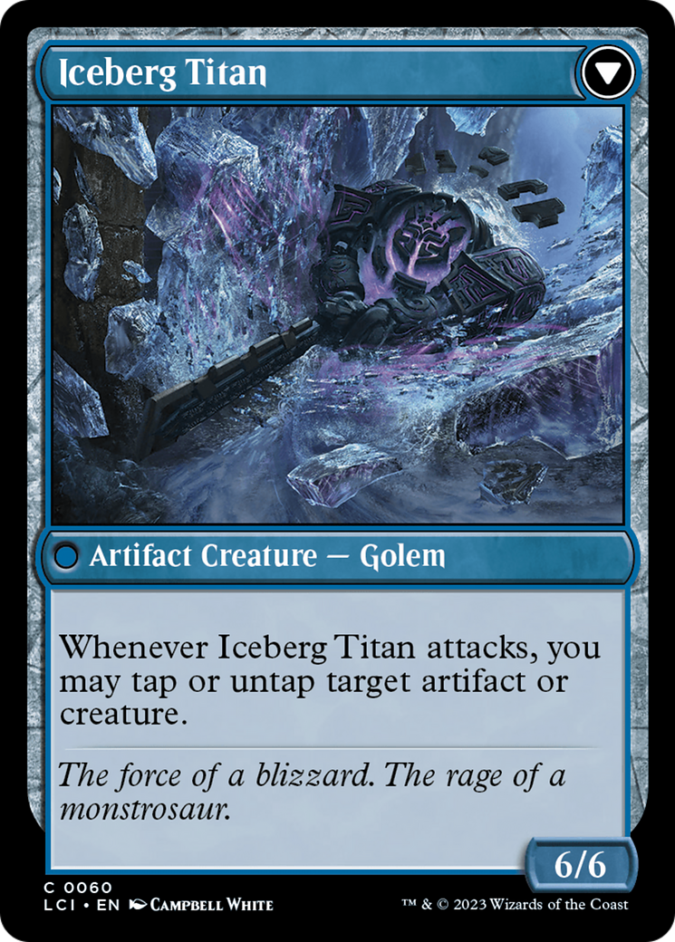 Inverted Iceberg // Iceberg Titan (LCI-060) - The Lost Caverns of Ixalan - Premium MTG Single from Wizards of the Coast - Just $0.08! Shop now at Game Crave Tournament Store