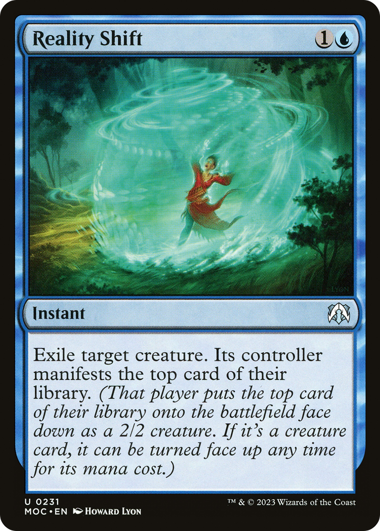 Reality Shift (MOC-231) - March of the Machine Commander - Premium MTG Single from Wizards of the Coast - Just $0.08! Shop now at Game Crave Tournament Store