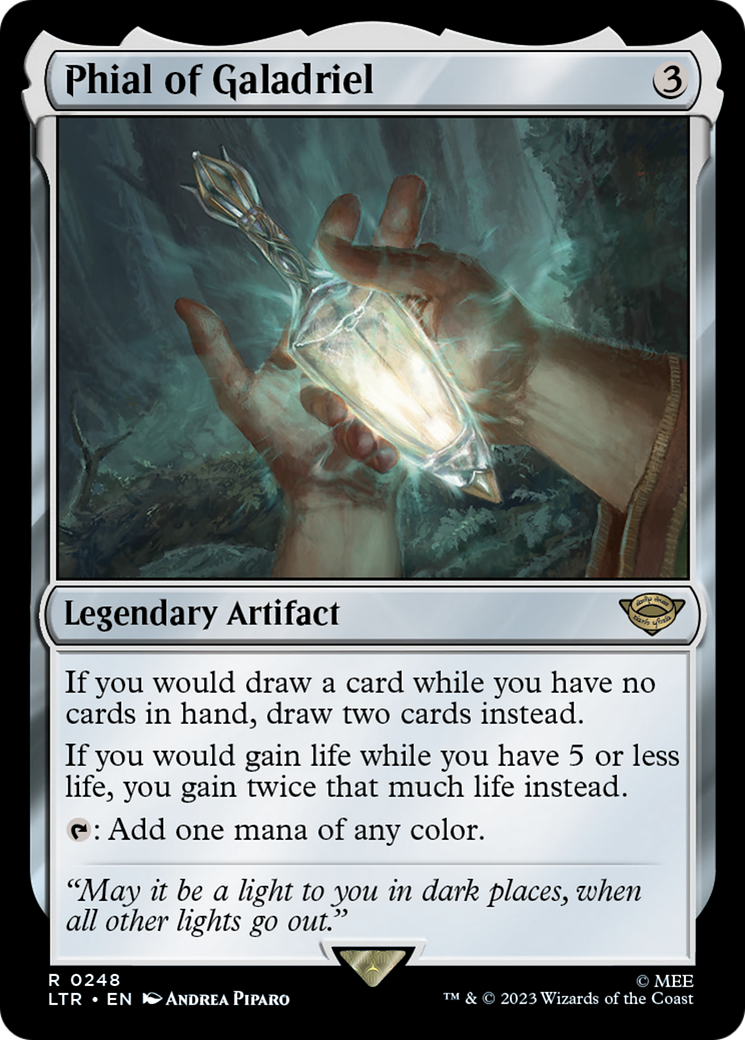 Phial of Galadriel (LTR-248) - The Lord of the Rings: Tales of Middle-earth - Premium MTG Single from Wizards of the Coast - Just $0.26! Shop now at Game Crave Tournament Store