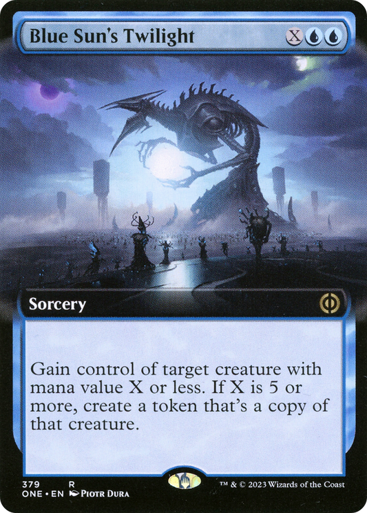 Blue Sun's Twilight (ONE-379) - Phyrexia: All Will Be One: (Extended Art) - Premium MTG Single from Wizards of the Coast - Just $0.14! Shop now at Game Crave Tournament Store