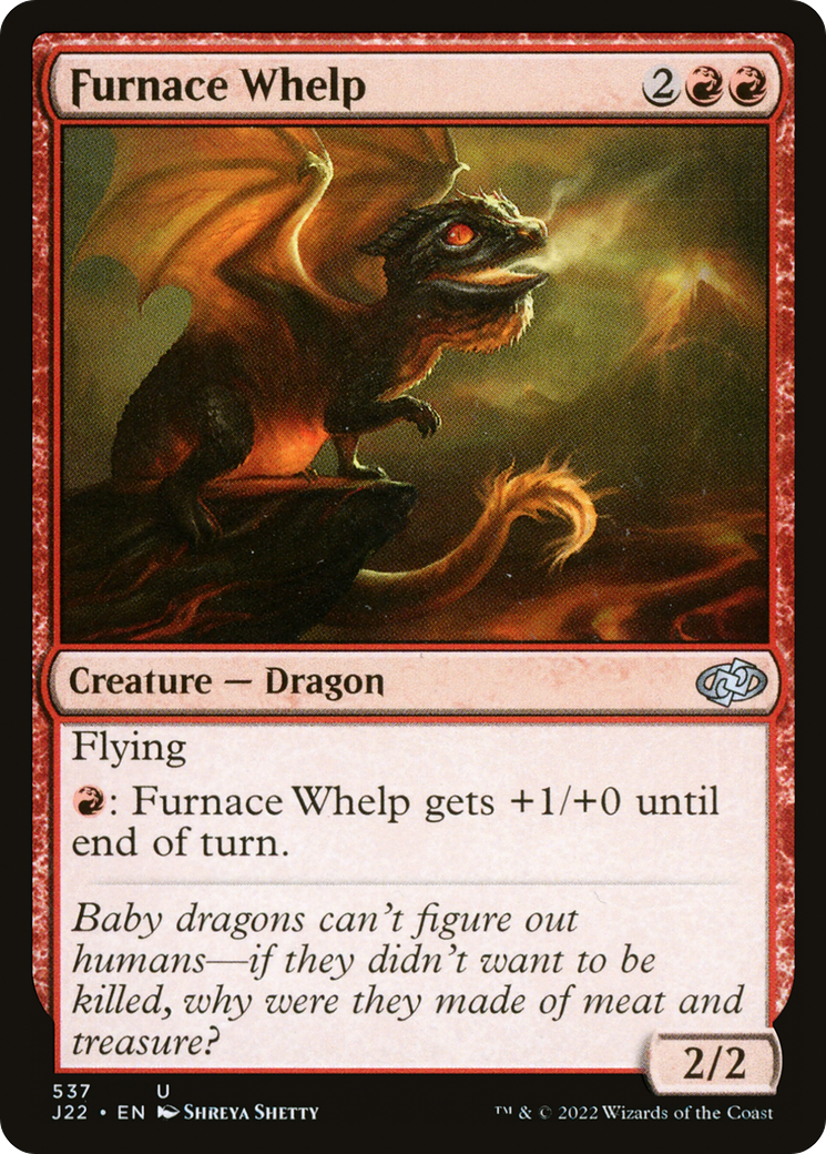Furnace Whelp (J22-537) - Jumpstart 2022 - Premium MTG Single from Wizards of the Coast - Just $0.08! Shop now at Game Crave Tournament Store