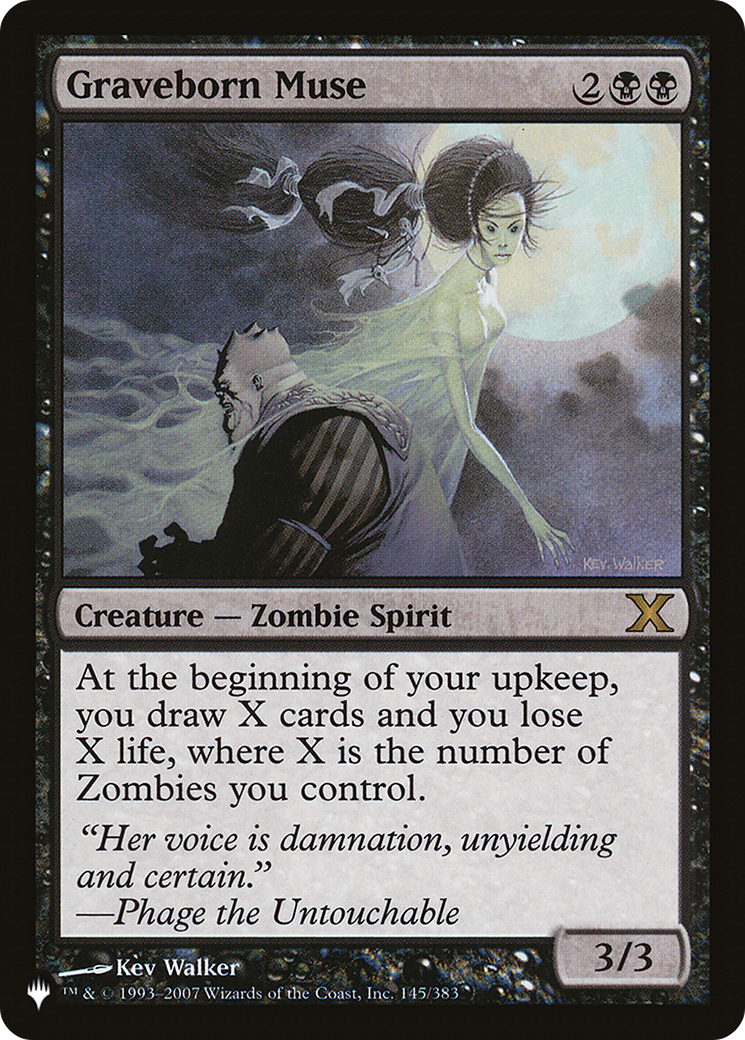 Graveborn Muse (PLIST-523) - The List - Premium MTG Single from Wizards of the Coast - Just $1.83! Shop now at Game Crave Tournament Store