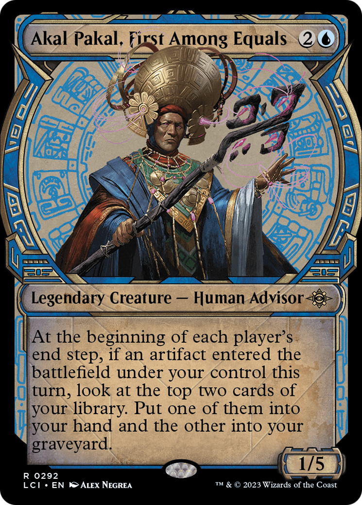 Akal Pakal, First Among Equals (LCI-292) - The Lost Caverns of Ixalan: (Showcase) - Premium MTG Single from Wizards of the Coast - Just $0.08! Shop now at Game Crave Tournament Store
