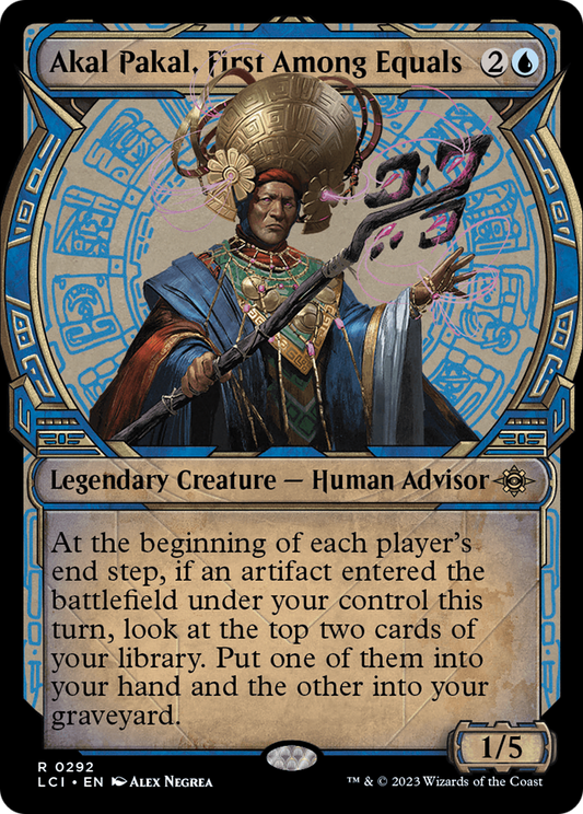 Akal Pakal, First Among Equals (LCI-292) - The Lost Caverns of Ixalan: (Showcase) - Premium MTG Single from Wizards of the Coast - Just $0.08! Shop now at Game Crave Tournament Store