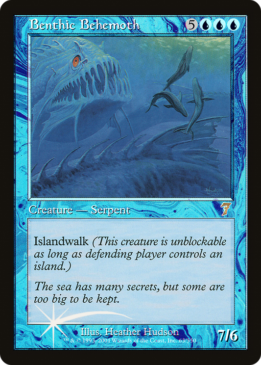 Benthic Behemoth (7ED-63★) - Seventh Edition Foil - Premium MTG Single from Wizards of the Coast - Just $21.88! Shop now at Game Crave Tournament Store