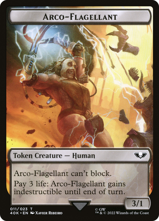 Arco-Flagellant (T40K-011) - Warhammer 40,000 Tokens - Premium MTG Single from Wizards of the Coast - Just $0! Shop now at Game Crave Tournament Store