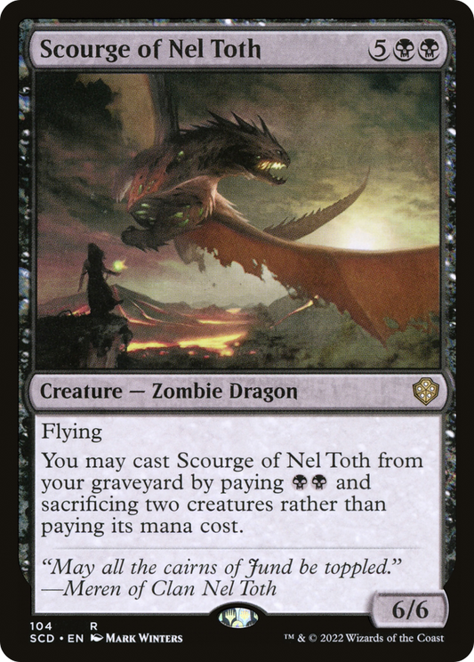 Scourge of Nel Toth (SCD-104) - Starter Commander Decks - Premium MTG Single from Wizards of the Coast - Just $0.08! Shop now at Game Crave Tournament Store