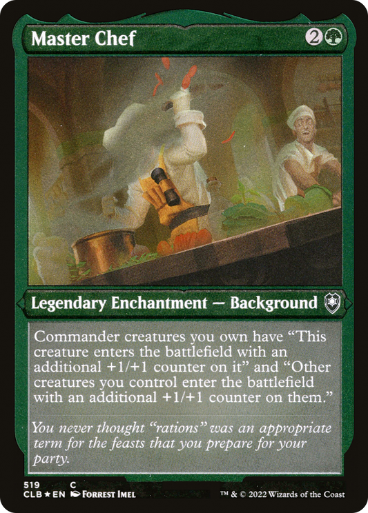Master Chef (CLB-519) - Commander Legends: Battle for Baldur's Gate Etched Foil - Premium MTG Single from Wizards of the Coast - Just $0.08! Shop now at Game Crave Tournament Store