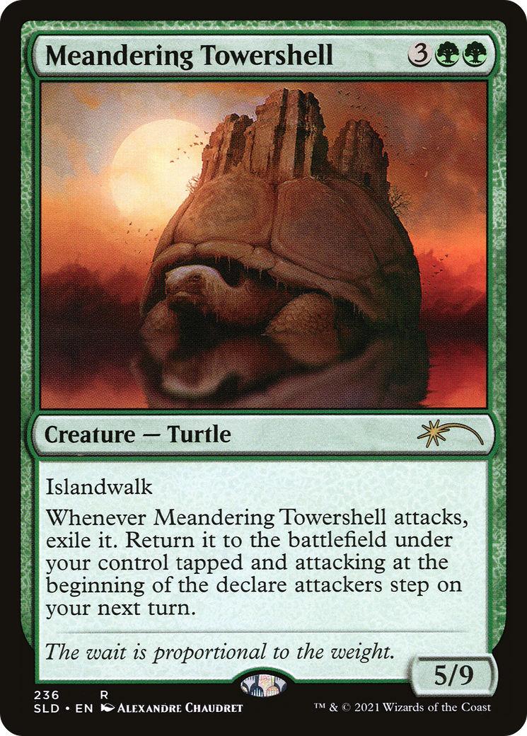 Meandering Towershell (SLD-236) - Secret Lair Drop Foil - Premium MTG Single from Wizards of the Coast - Just $0.08! Shop now at Game Crave Tournament Store