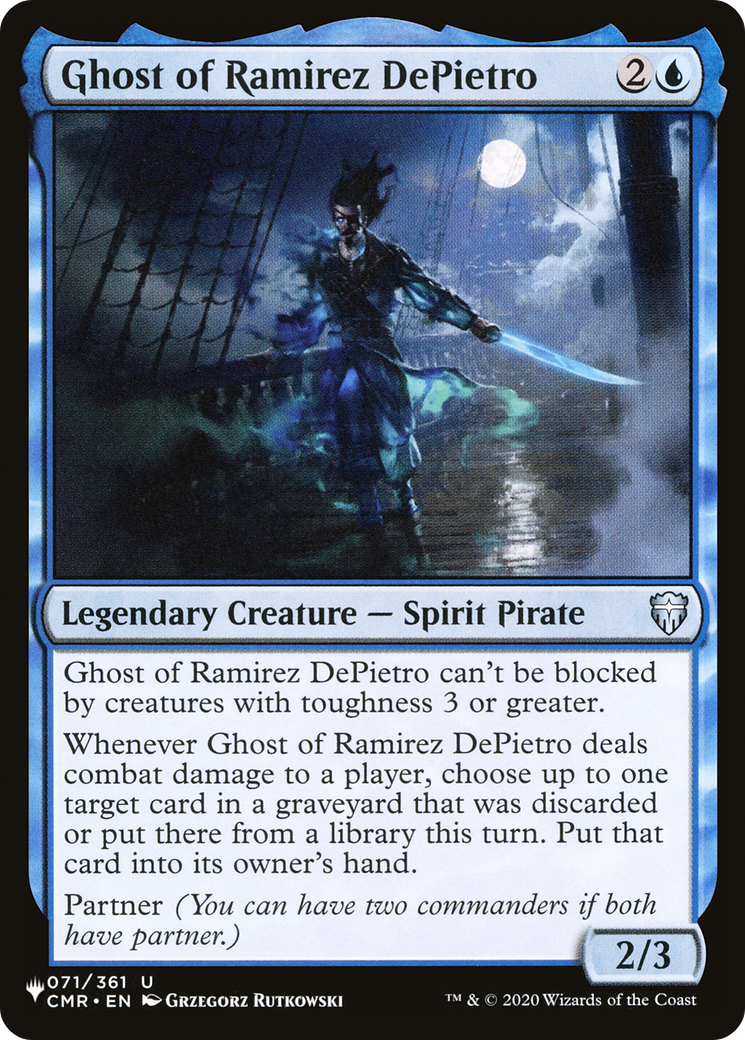 Ghost of Ramirez DePietro (PLIST-829) - The List - Premium MTG Single from Wizards of the Coast - Just $0.08! Shop now at Game Crave Tournament Store