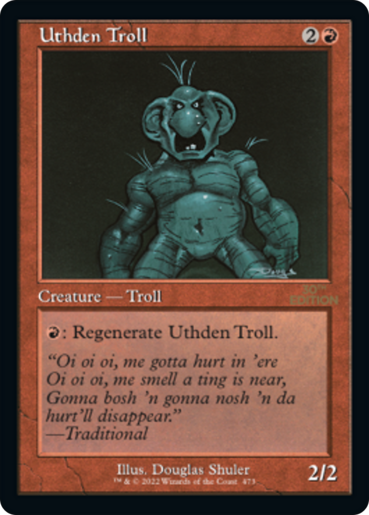 Uthden Troll (30A-473) - 30th Anniversary Edition - Premium MTG Single from Wizards of the Coast - Just $1.78! Shop now at Game Crave Tournament Store