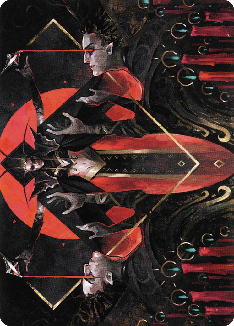 Gift of Fangs // Gift of Fangs (AVOW-034) - Crimson Vow Art Series (Borderless) - Premium MTG Single from Wizards of the Coast - Just $0! Shop now at Game Crave Tournament Store