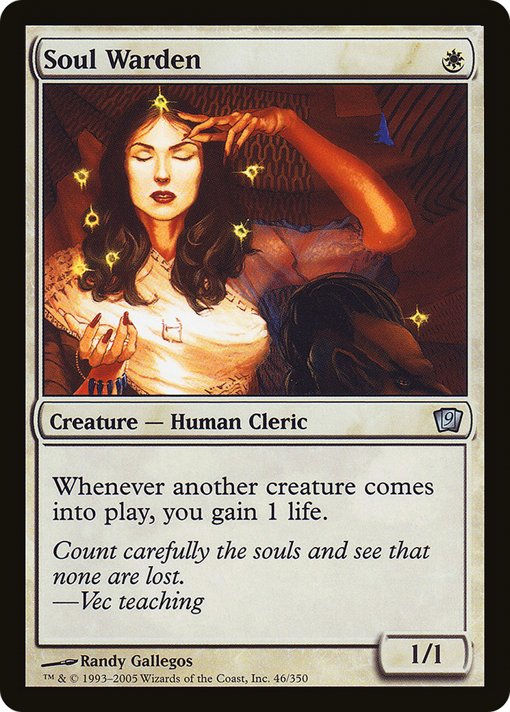 Soul Warden (9ED-46★) - Ninth Edition Foil - Premium MTG Single from Wizards of the Coast - Just $5.66! Shop now at Game Crave Tournament Store