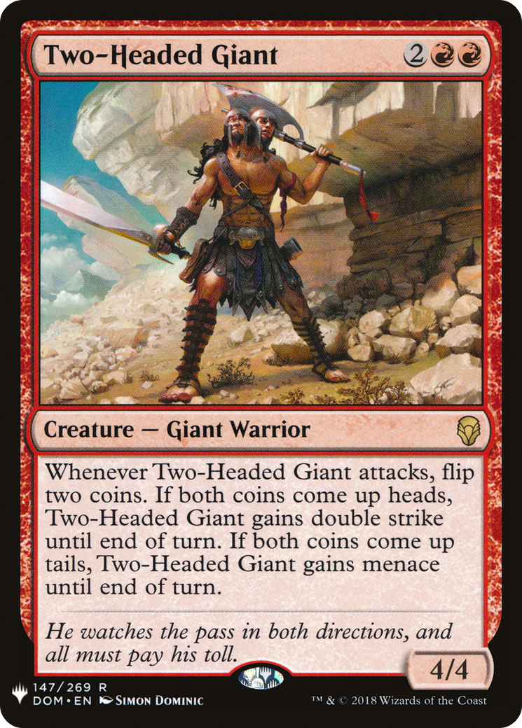 Two-Headed Giant (MB1-1086) - Mystery Booster - Premium MTG Single from Wizards of the Coast - Just $0.08! Shop now at Game Crave Tournament Store