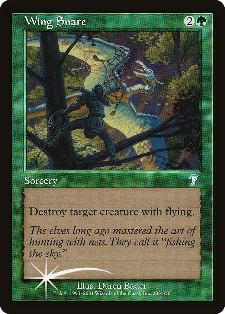 Wing Snare (7ED-283★) - Seventh Edition Foil - Premium MTG Single from Wizards of the Coast - Just $1.01! Shop now at Game Crave Tournament Store
