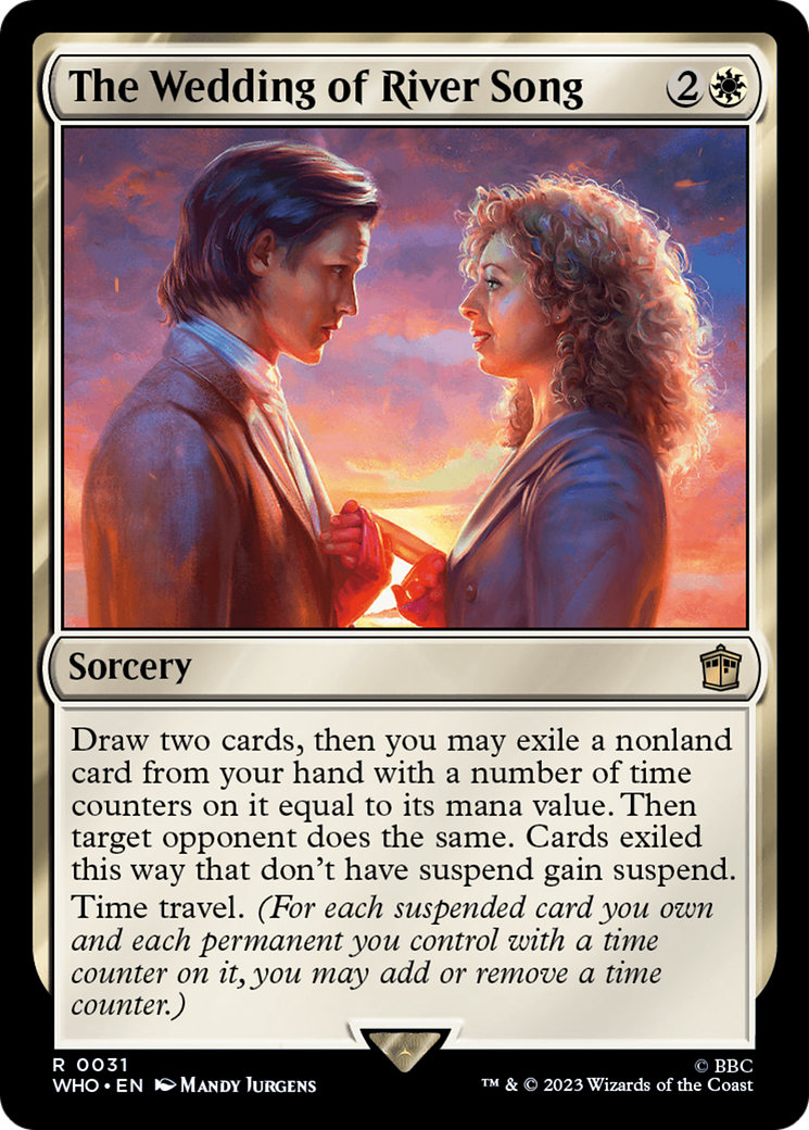 The Wedding of River Song (WHO-031) - Doctor Who - Premium MTG Single from Wizards of the Coast - Just $0.08! Shop now at Game Crave Tournament Store