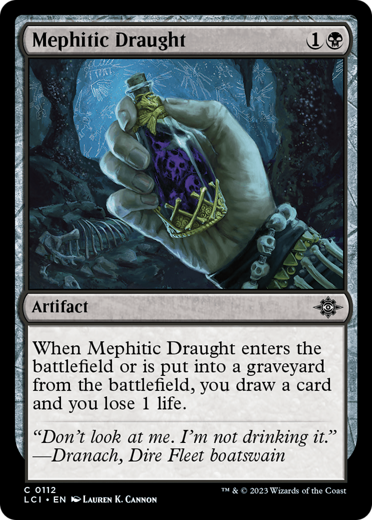 Mephitic Draught (LCI-112) - The Lost Caverns of Ixalan - Premium MTG Single from Wizards of the Coast - Just $0.08! Shop now at Game Crave Tournament Store