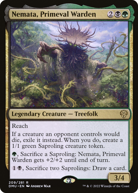 Nemata, Primeval Warden (DMU-209) - Dominaria United Foil - Premium MTG Single from Wizards of the Coast - Just $0.18! Shop now at Game Crave Tournament Store