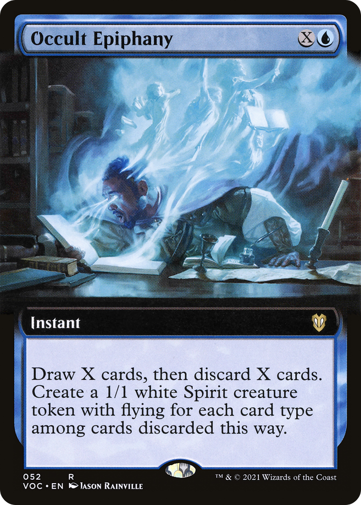 Occult Epiphany (VOC-052) - Crimson Vow Commander: (Extended Art) - Premium MTG Single from Wizards of the Coast - Just $0.21! Shop now at Game Crave Tournament Store