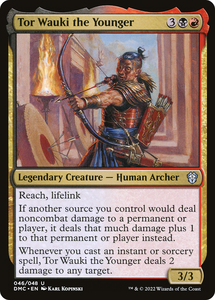 Tor Wauki the Younger (DMC-046) - Dominaria United Commander - Premium MTG Single from Wizards of the Coast - Just $0.08! Shop now at Game Crave Tournament Store