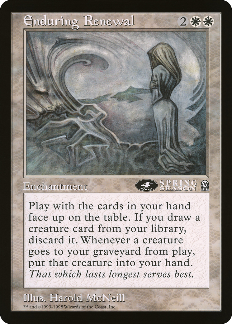 Enduring Renewal (OLEP-040) - Oversized League Prizes - Premium MTG Single from Wizards of the Coast - Just $0! Shop now at Game Crave Tournament Store