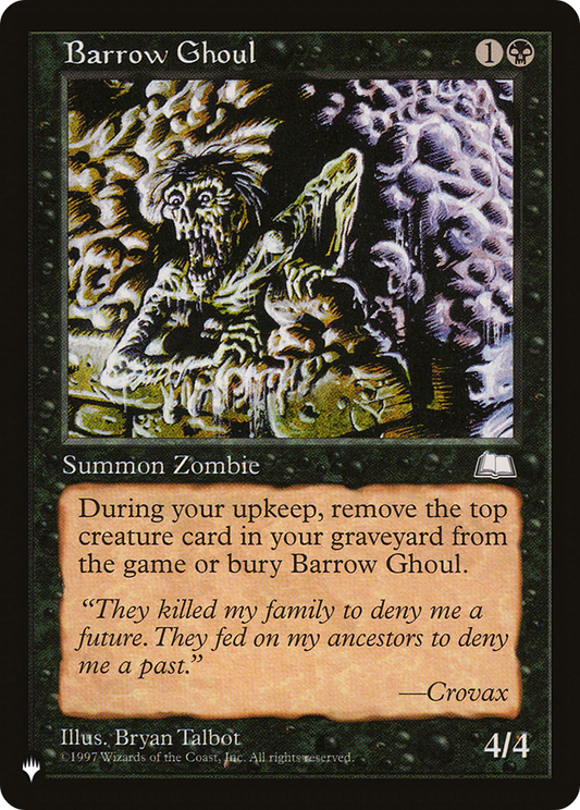 Barrow Ghoul (PLIST-1116) - The List - Premium MTG Single from Wizards of the Coast - Just $0.08! Shop now at Game Crave Tournament Store