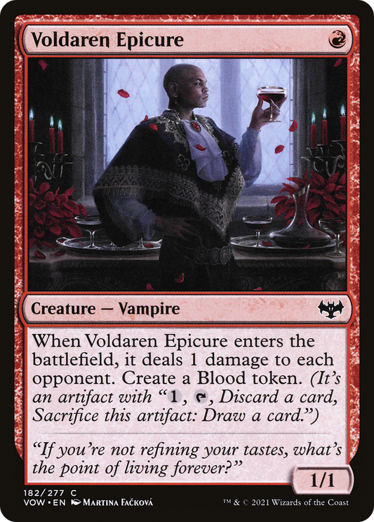 Voldaren Epicure (VOW-182) - Innistrad: Crimson Vow - Premium MTG Single from Wizards of the Coast - Just $0.08! Shop now at Game Crave Tournament Store