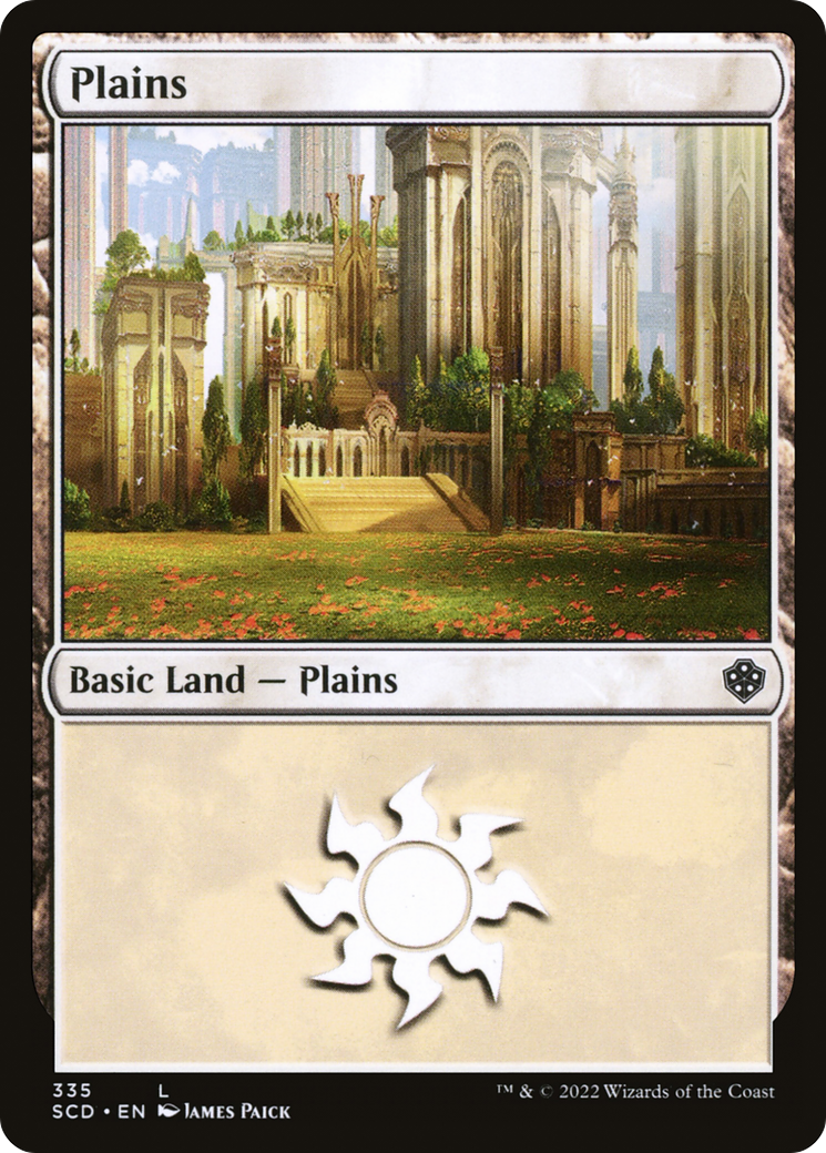Plains (SCD-335) - Starter Commander Decks - Premium MTG Single from Wizards of the Coast - Just $0.08! Shop now at Game Crave Tournament Store